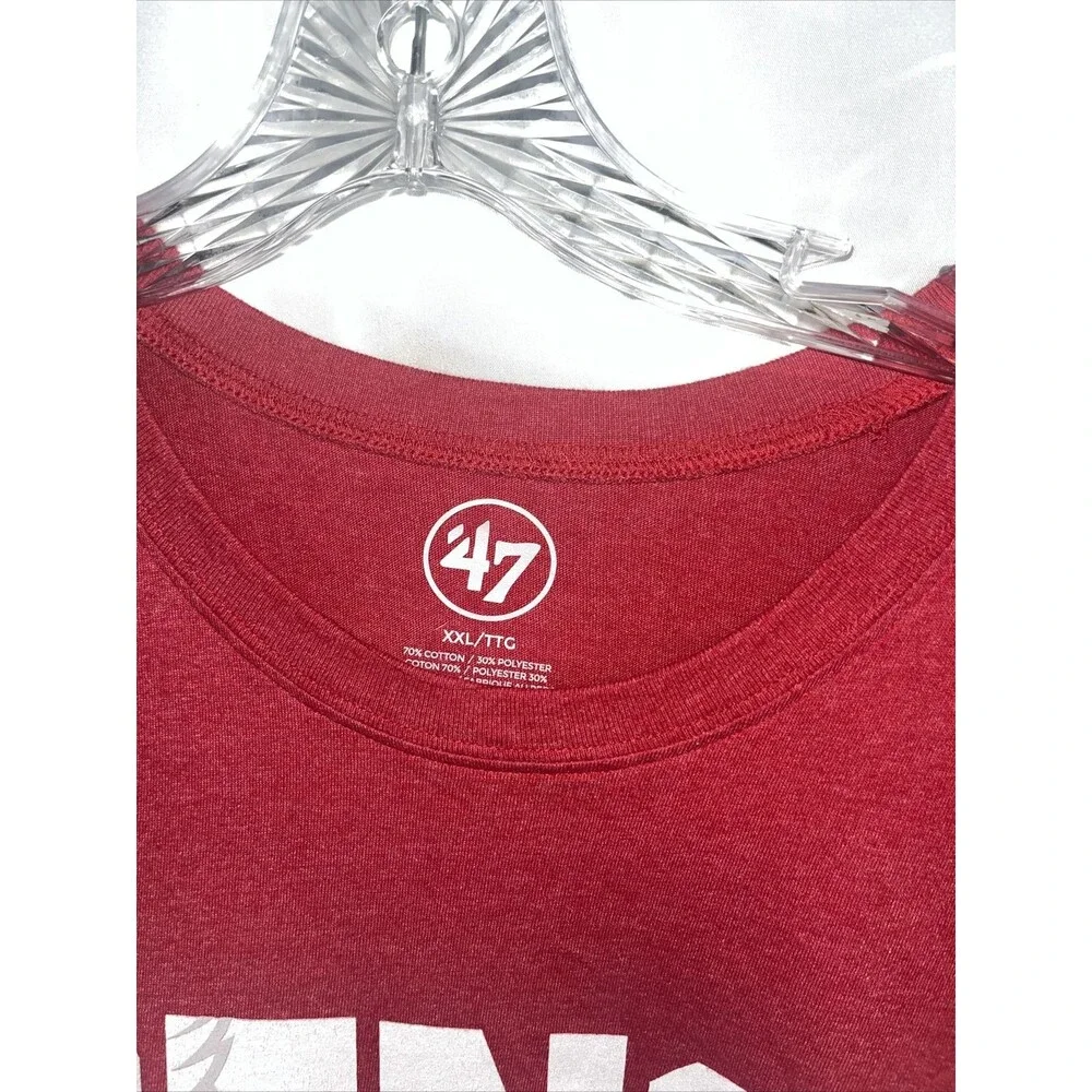 St. Louis Cardinals Bench Mafia Red T-shirt By ‘47 2XL Vintage-inspired
